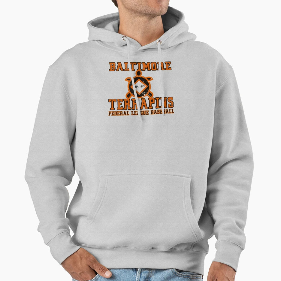 Baltimore Terrapins Defunct Team Hoodie - Aesthetic Graphic for Adults - T-Shirt, Sweatshirt, Hoodie