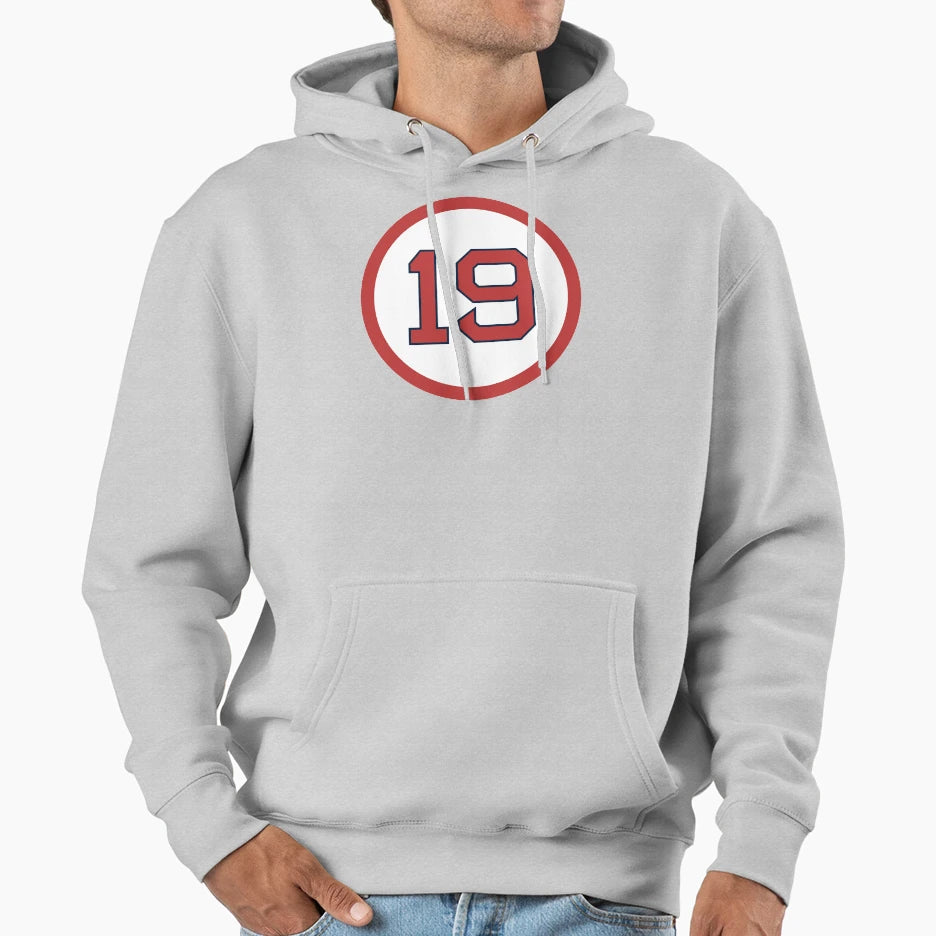 Jackie Bradley Jr 19 Jersey Number Hoodie - Minimalist Print Men Women - T-Shirt, Sweatshirt, Hoodie