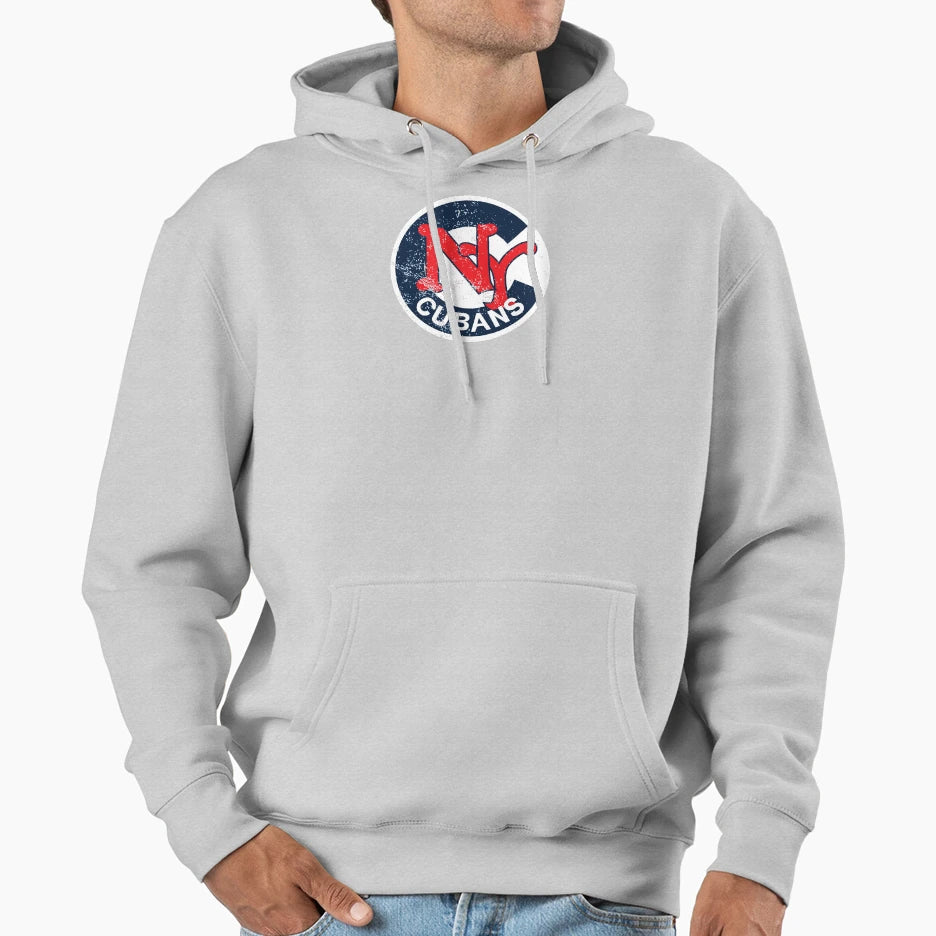 New York Cubans Distressed Circle Hoodie - Casual Everyday Wear for Adults - T-Shirt, Sweatshirt, Hoodie