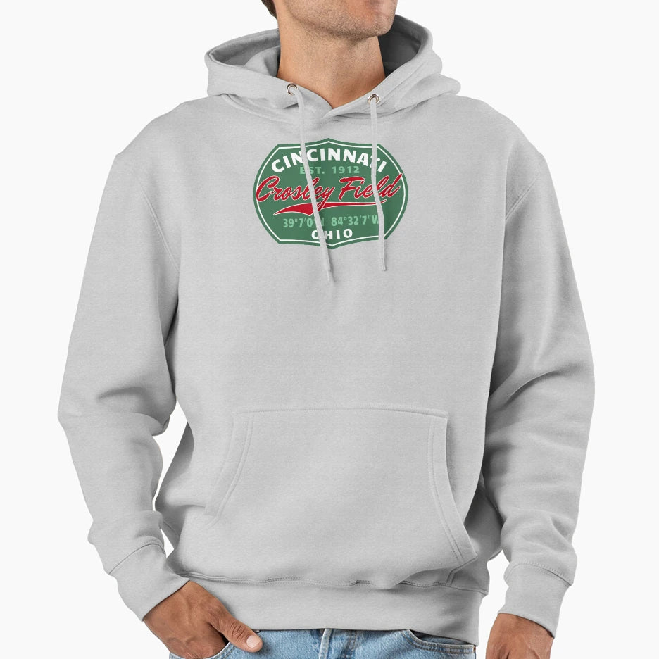 Baseball Cincinnati Hoodie - Casual Everyday Wear Unisex - T-Shirt, Sweatshirt, Hoodie