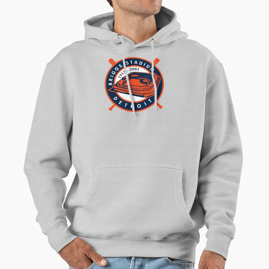 Briggs Stadium Hoodie - Minimalist Print Unisex - T-Shirt, Sweatshirt, Hoodie