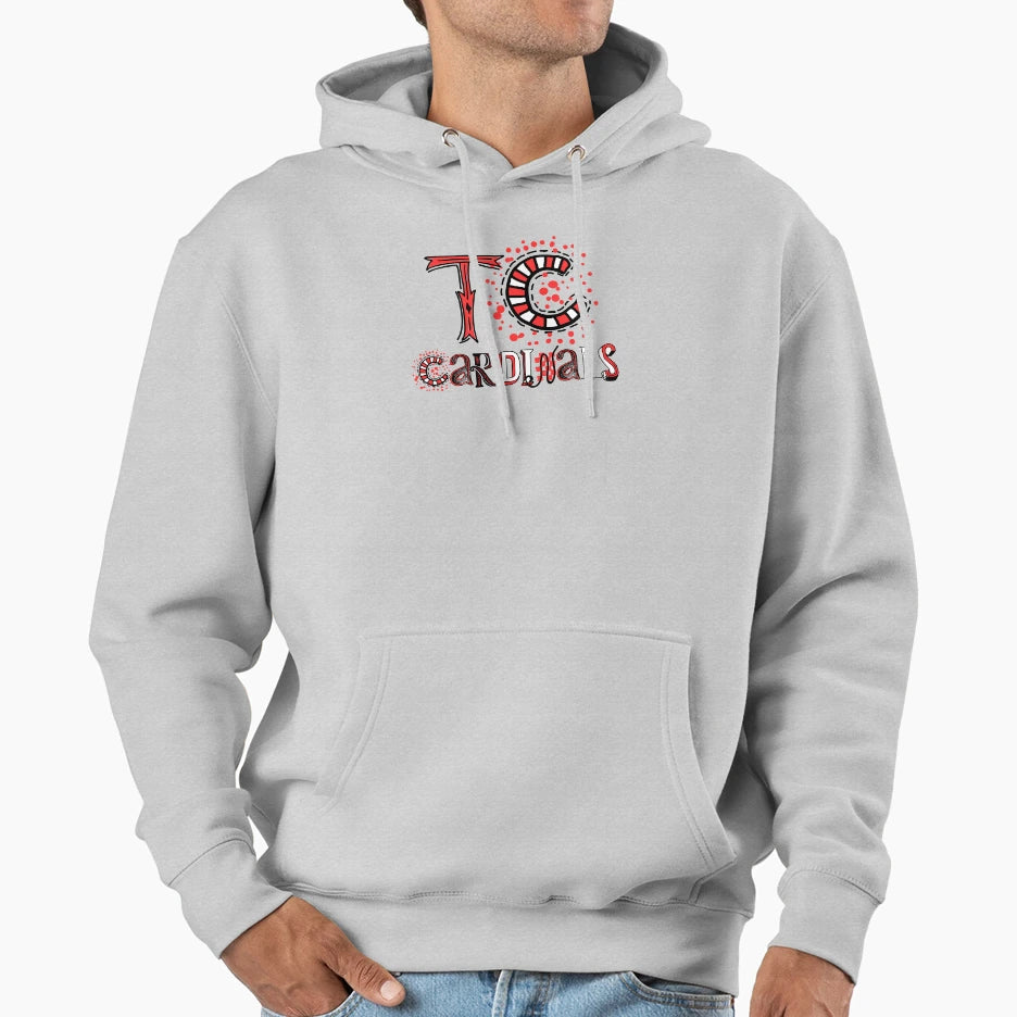 Doodle Cardinals Hoodie - Streetwear Style for Adults - T-Shirt, Sweatshirt, Hoodie