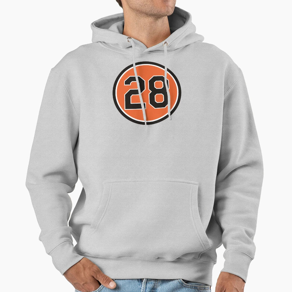 Randy Myers 28 Jersey Number Hoodie - Aesthetic Graphic for Adults - T-Shirt, Sweatshirt, Hoodie