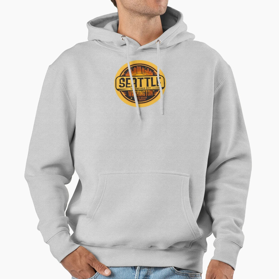 Seattle Washington Hoodie - Streetwear Style for Adults - T-Shirt, Sweatshirt, Hoodie