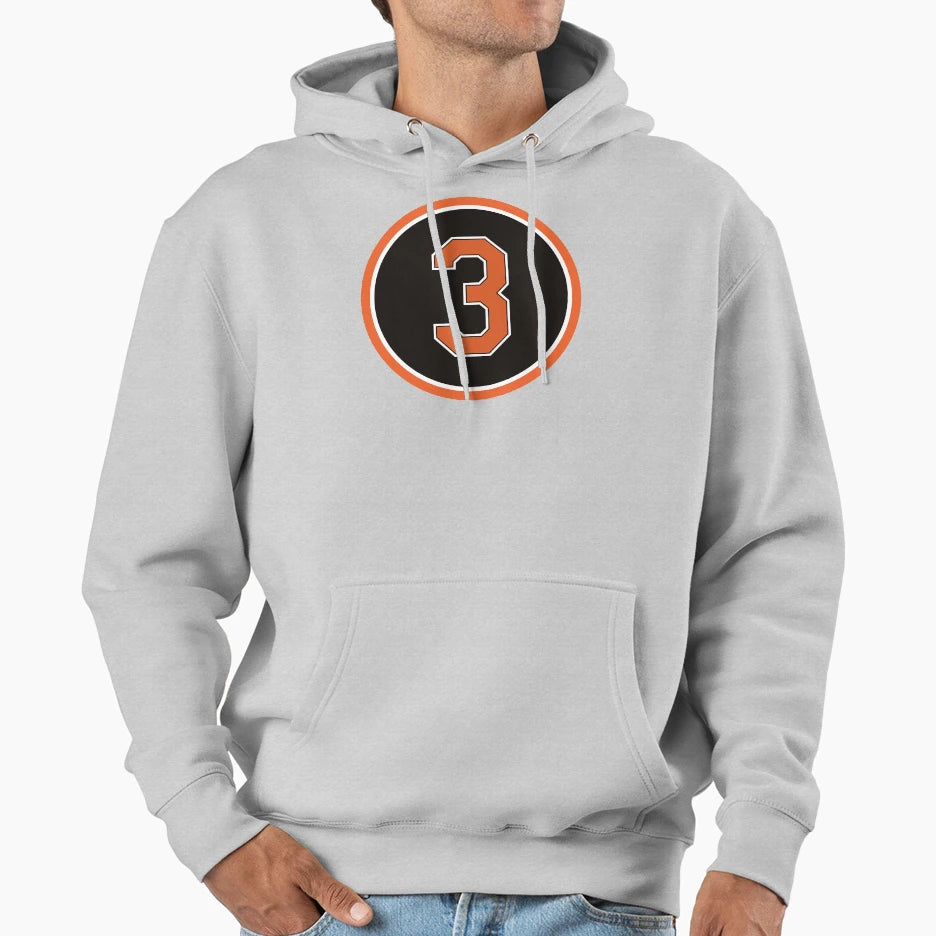 Harold Baines 3 Jersey Number Hoodie - Graphic Print Unisex - T-Shirt, Sweatshirt, Hoodie