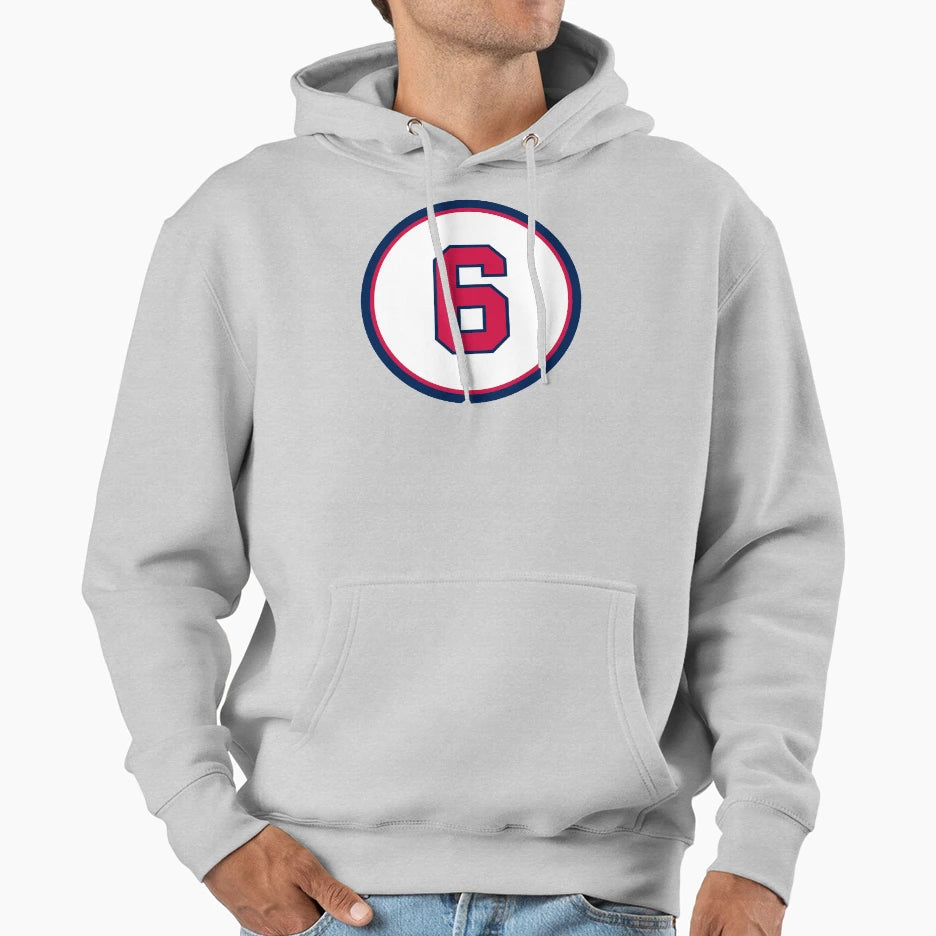 Bobby Cox 6 Jersey Number Hoodie - Fun Novelty Design Unisex - T-Shirt, Sweatshirt, Hoodie