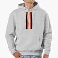 Alt Black Red And White Mod Racing Stripes Hoodie - Novelty Apparel Unisex - T-Shirt, Sweatshirt, Hoodie