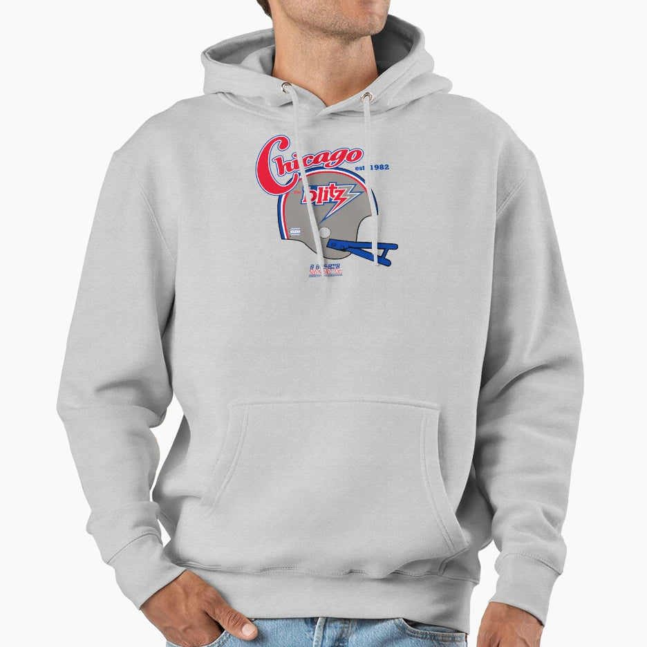 Chicago Blitz Hoodie - Fun Novelty Design for Adults - T-Shirt, Sweatshirt, Hoodie