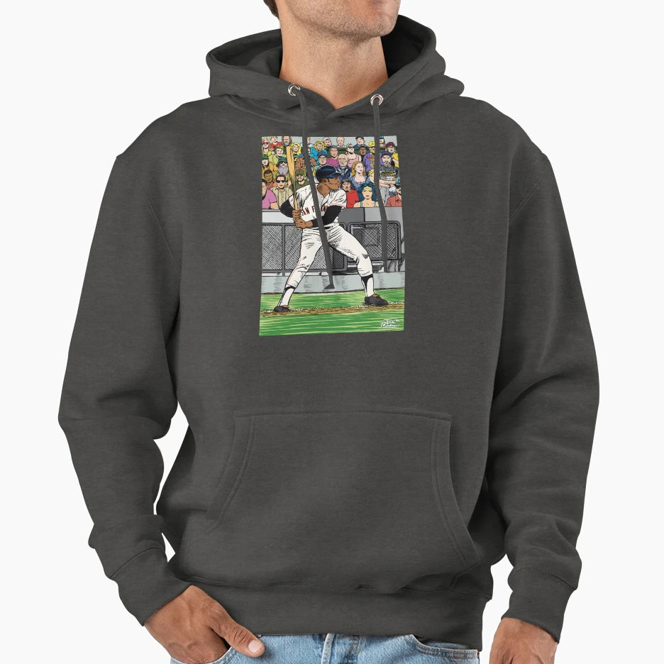 Baseball Ilustration Series 5 Hoodie - Fun Novelty Design for Adults - T-Shirt, Sweatshirt, Hoodie
