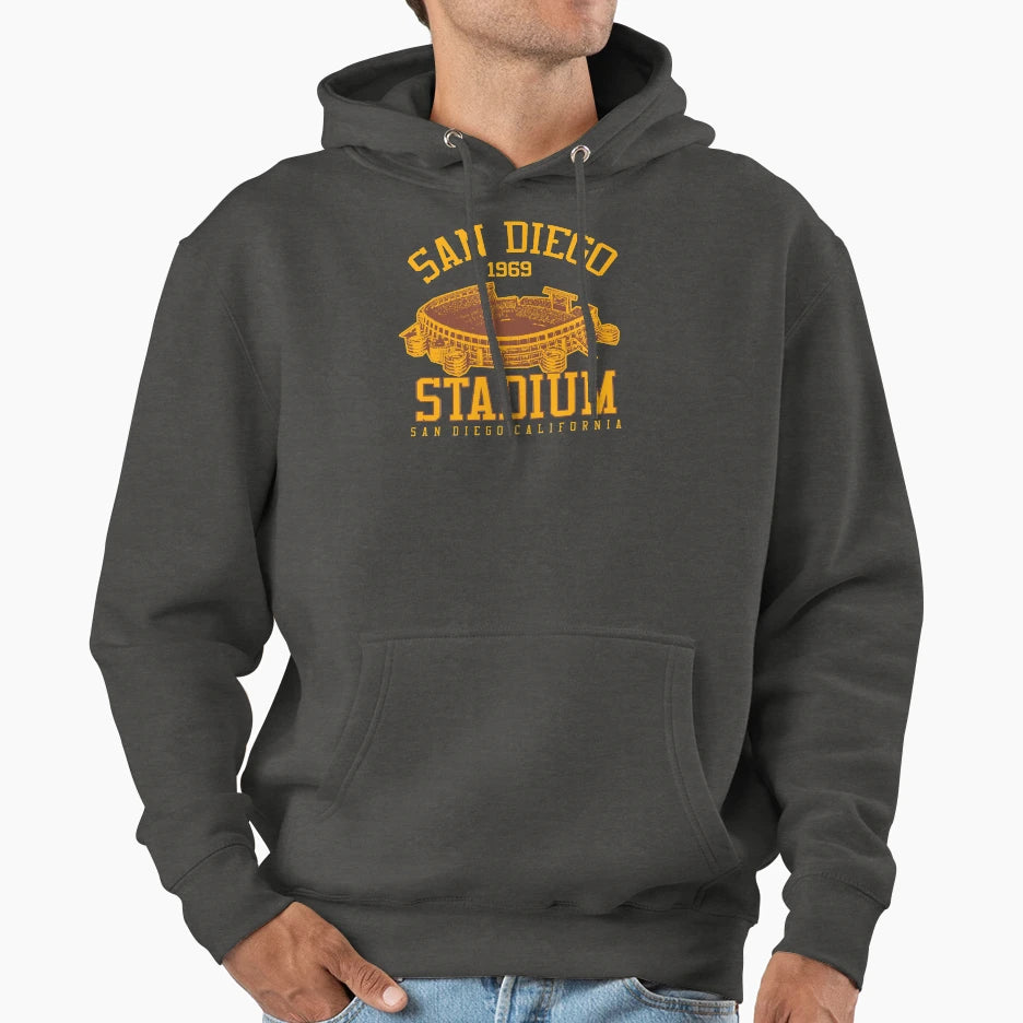 San Diego Stadium Hoodie - Trendy Graphic Men Women - T-Shirt, Sweatshirt, Hoodie