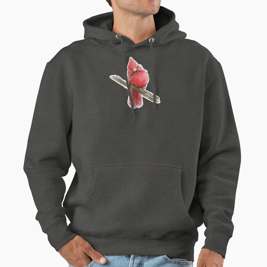 Cardinal Inquisitive Hoodie - Streetwear Style for Adults - T-Shirt, Sweatshirt, Hoodie