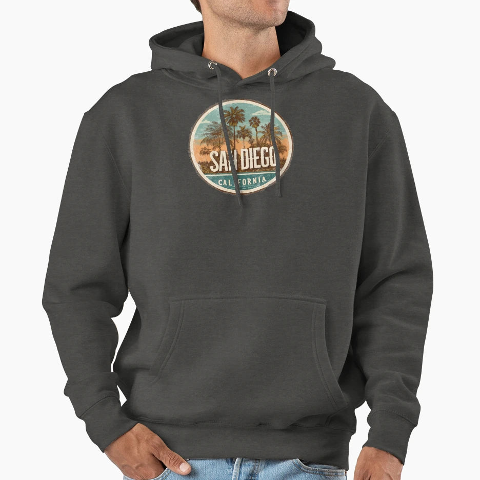 San Diego California Hoodie - Streetwear Style Unisex - T-Shirt, Sweatshirt, Hoodie