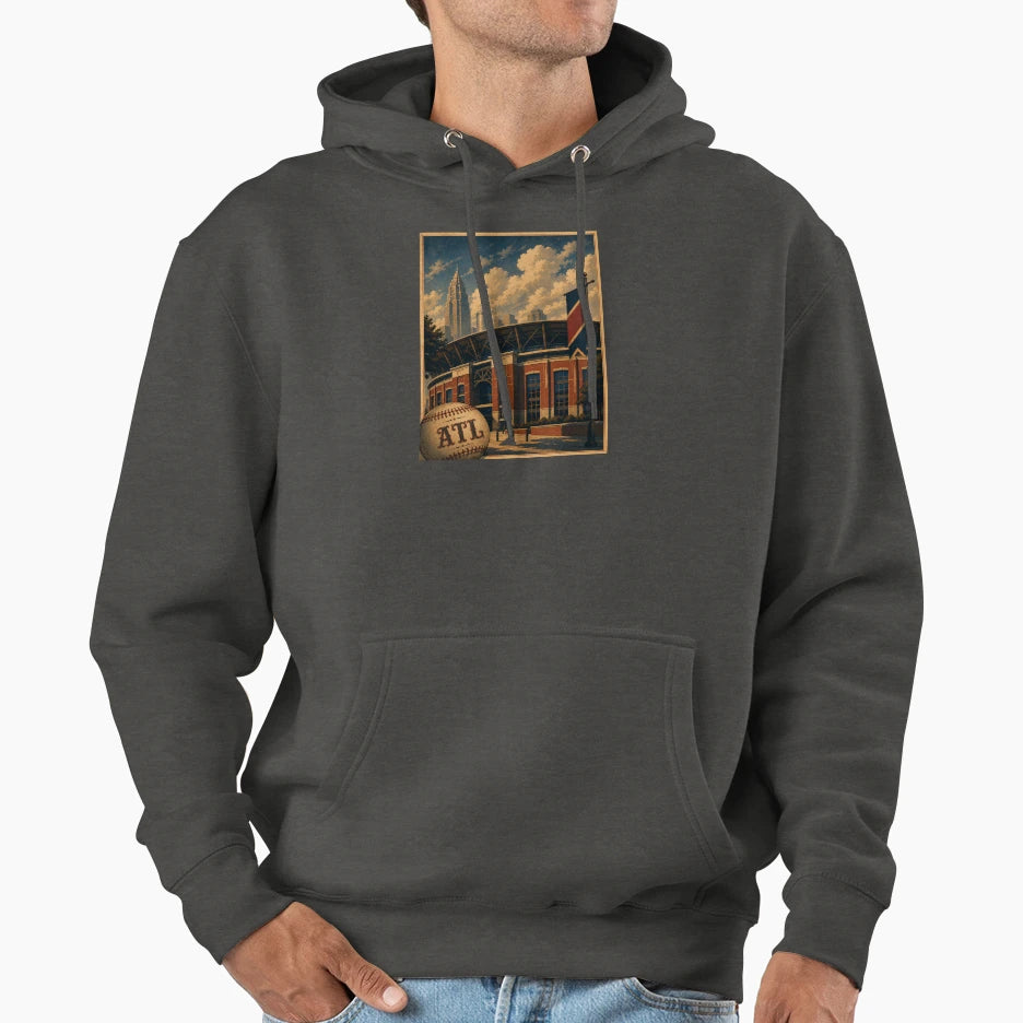 Atlanta Baseball Haven Hoodie - Aesthetic Graphic Unisex - T-Shirt, Sweatshirt, Hoodie