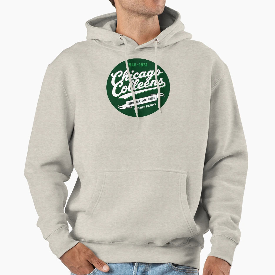 Chicago Colleens Womens Baseball Hoodie - Casual Everyday Wear for Adults - T-Shirt, Sweatshirt, Hoodie