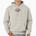 October Baseball Energy Silver Red Hoodie - Custom Art Print for Adults - T-Shirt, Sweatshirt, Hoodie