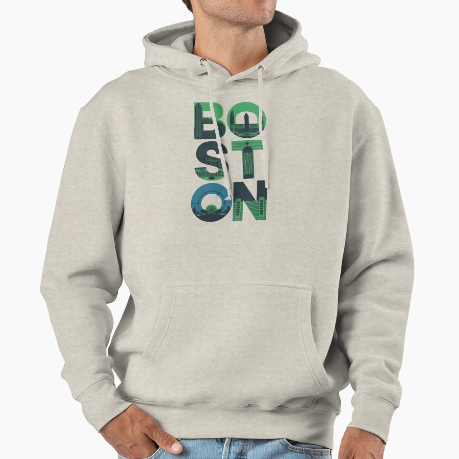 Boston Hoodie - Streetwear Style Men Women - T-Shirt, Sweatshirt, Hoodie