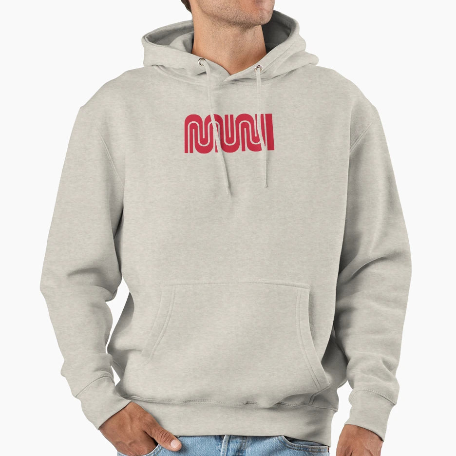 Muni Worm Sf Icons Hoodie - Novelty Apparel Unisex - T-Shirt, Sweatshirt, Hoodie