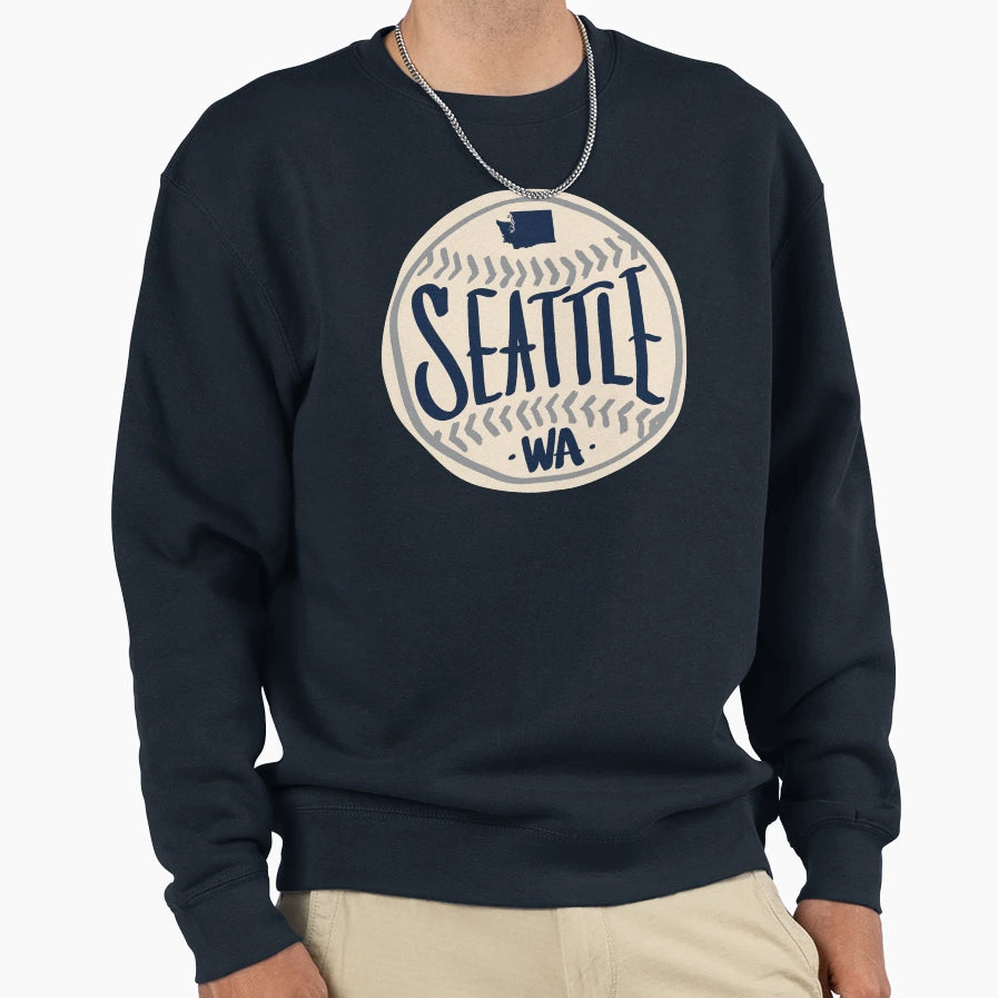 Seattle Washington Hand Drawn Sweatshirt - Aesthetic Graphic Men Women - T-Shirt, Sweatshirt, Hoodie