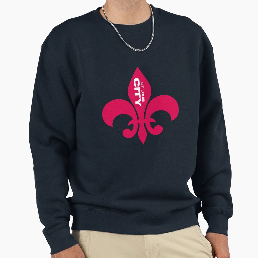 Stl City Fleur Sweatshirt - Fun Novelty Design for Adults - T-Shirt, Sweatshirt, Hoodie