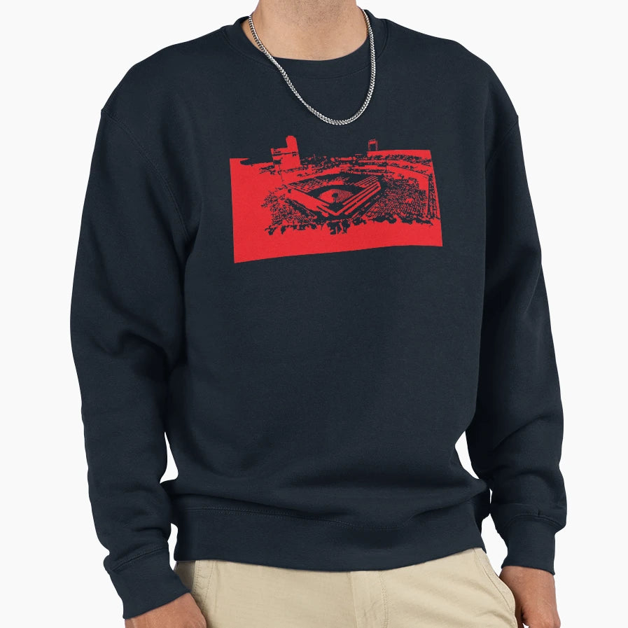 Philadelphia Ballpark Sweatshirt - Fun Novelty Design for Adults - T-Shirt, Sweatshirt, Hoodie