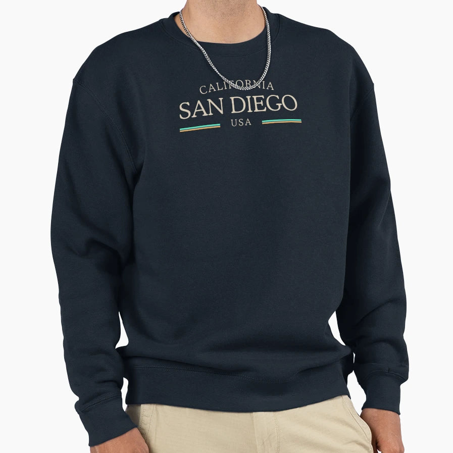 San Diego California Heritage Sweatshirt - Aesthetic Graphic Unisex - T-Shirt, Sweatshirt, Hoodie