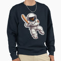 Baseball Astronaut Sweatshirt - Custom Art Print Unisex - T-Shirt, Sweatshirt, Hoodie
