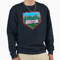 Monster Boston Sweatshirt - Novelty Apparel Men Women - T-Shirt, Sweatshirt, Hoodie