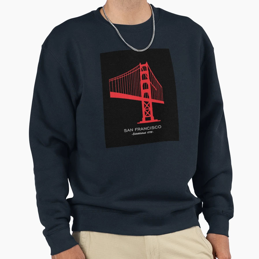 San Francisco Sweatshirt - Unique Graphic Men Women - T-Shirt, Sweatshirt, Hoodie