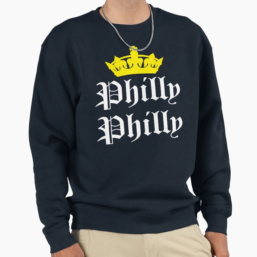 Philly Philly Sweatshirt - Fun Novelty Design for Adults - T-Shirt, Sweatshirt, Hoodie