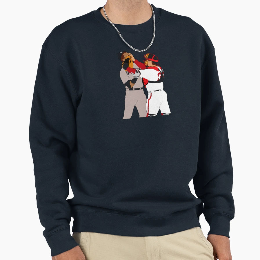 Jason Varitek Alex Rodriguez Brawl Sweatshirt - Trendy Graphic Men Women - T-Shirt, Sweatshirt, Hoodie