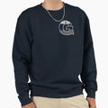 Healy Hall Georgetown Logo Sweatshirt - Minimalist Print for Adults - T-Shirt, Sweatshirt, Hoodie