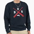 Boston Baseball Bats Massachusetts Sweatshirt - Unique Graphic Men Women - T-Shirt, Sweatshirt, Hoodie