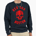 Red Sox Skull Sweatshirt - Custom Art Print Unisex - T-Shirt, Sweatshirt, Hoodie