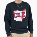 Cleveland Baseball Gps Sweatshirt - Fun Novelty Design for Adults - T-Shirt, Sweatshirt, Hoodie