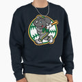 Oakland As Elephant Baseball Sweatshirt - Minimalist Print for Adults - T-Shirt, Sweatshirt, Hoodie