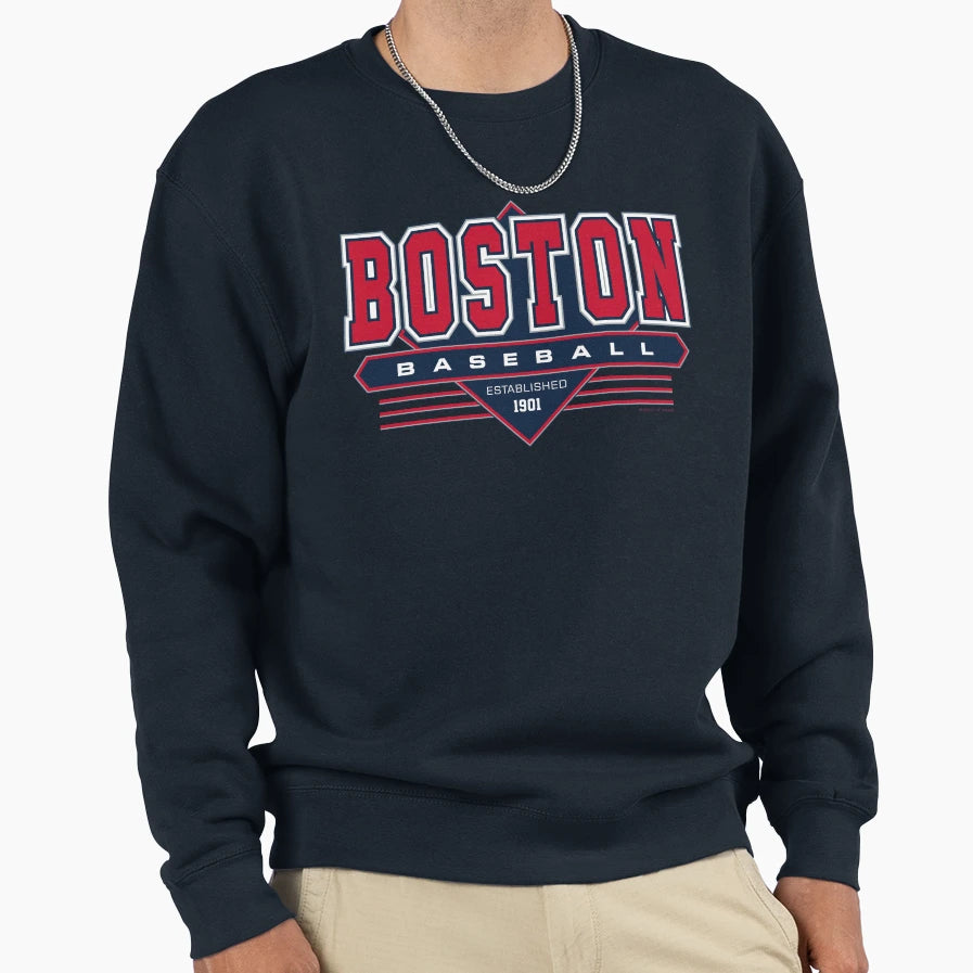 Boston Baseball Red Sox Inspired 90S Sweatshirt - Unique Graphic Men Women - T-Shirt, Sweatshirt, Hoodie