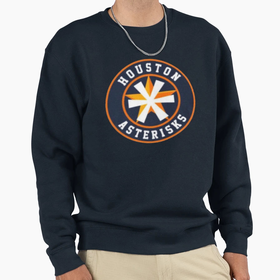 Houston Asterisks Sweatshirt - Trendy Graphic for Adults - T-Shirt, Sweatshirt, Hoodie