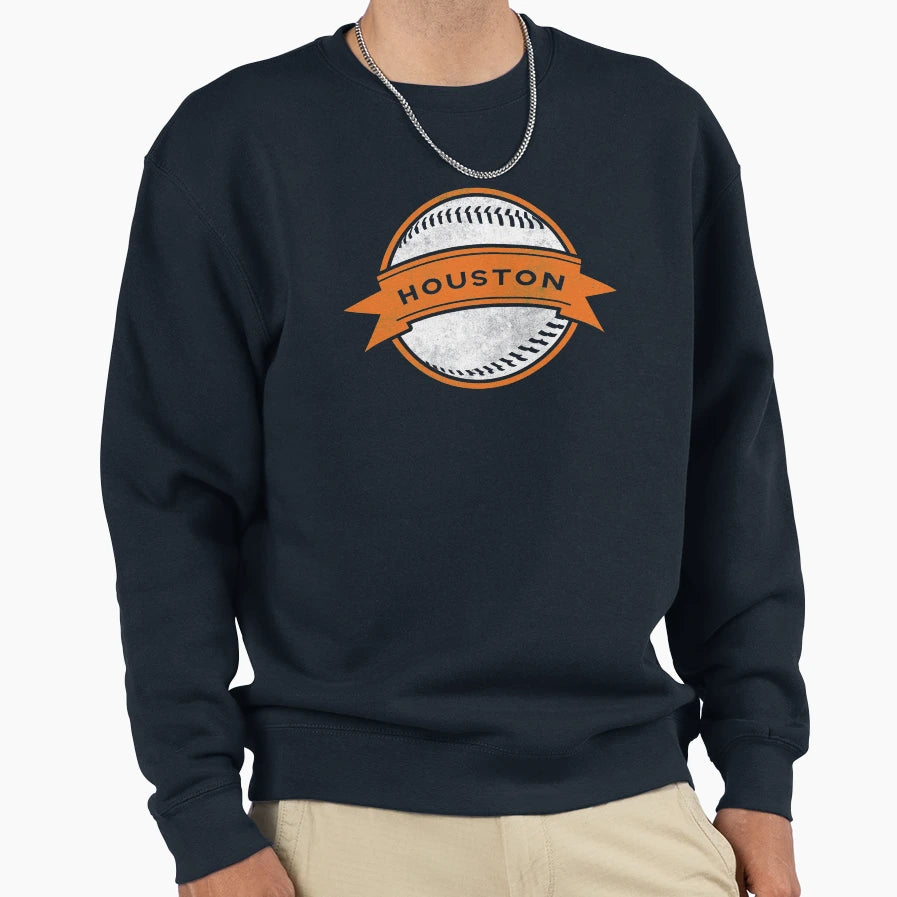 Houston Baseball Hou Home Game Sweatshirt - Streetwear Style Unisex - T-Shirt, Sweatshirt, Hoodie
