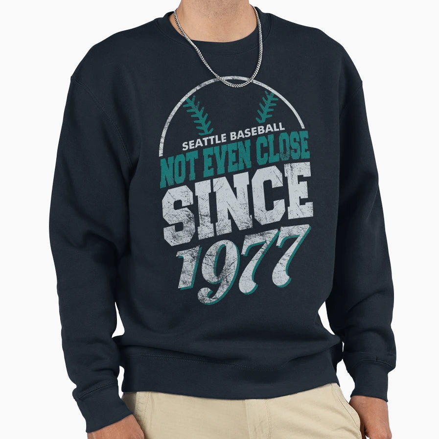 Seattle Baseball Sweatshirt - Custom Art Print Men Women - T-Shirt, Sweatshirt, Hoodie