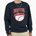 Boston Baseball Minimalist City Sweatshirt - Streetwear Style Unisex - T-Shirt, Sweatshirt, Hoodie