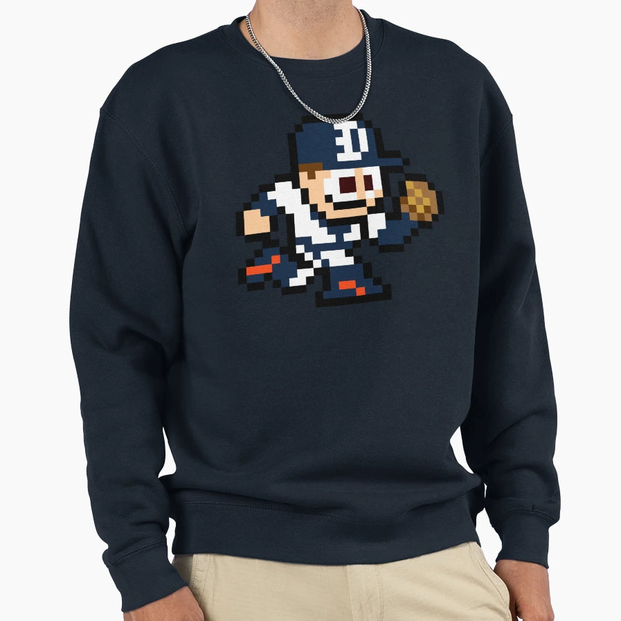 Detroit 8 Bit Player Sweatshirt - Graphic Print Men Women - T-Shirt, Sweatshirt, Hoodie