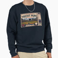 Atlanta Baseball Ticket Stub Sweatshirt - Minimalist Print Men Women - T-Shirt, Sweatshirt, Hoodie