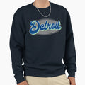 Deroit Logo Distressed Sweatshirt - Aesthetic Graphic Unisex - T-Shirt, Sweatshirt, Hoodie