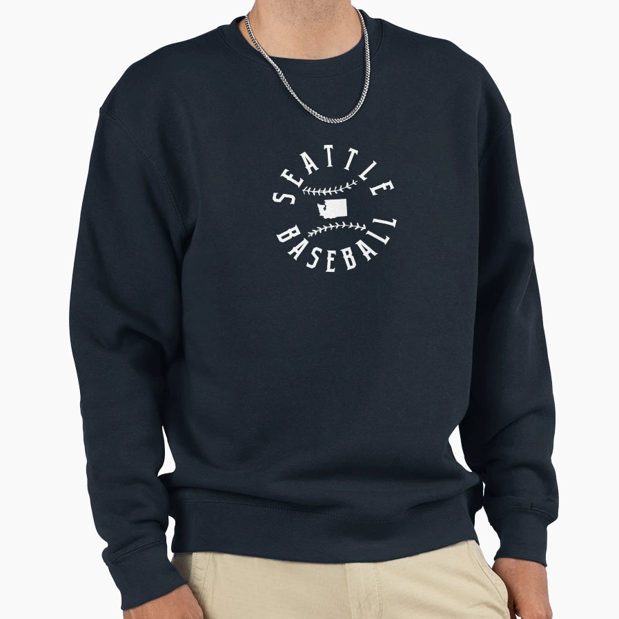 Trendy Seattle Baseball Modern Sweatshirt - Trendy Graphic Men Women - T-Shirt, Sweatshirt, Hoodie