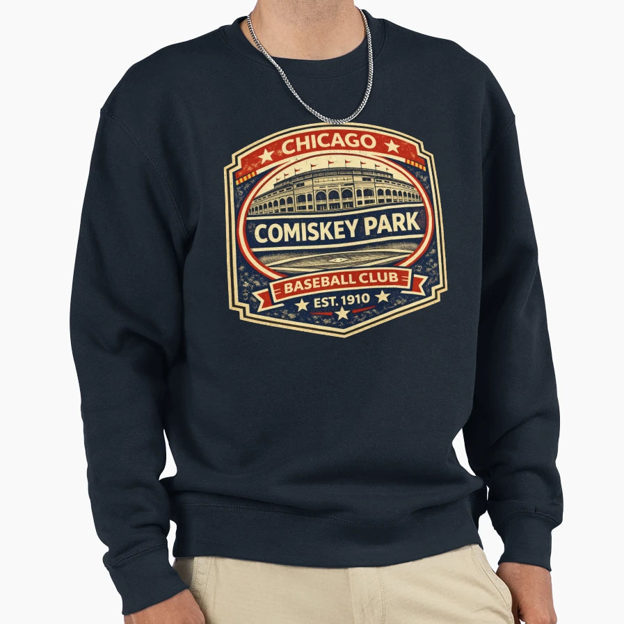 Chicago Baseball Comiskey Park Stadium T-Shirt - Unique Graphic Unisex - T-Shirt, Sweatshirt, Hoodie