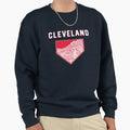 Cleveland Baseball City Home Map Sweatshirt - Custom Art Print Men Women - T-Shirt, Sweatshirt, Hoodie