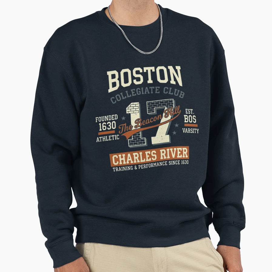 Boston Sweatshirt - Streetwear Style Unisex - T-Shirt, Sweatshirt, Hoodie