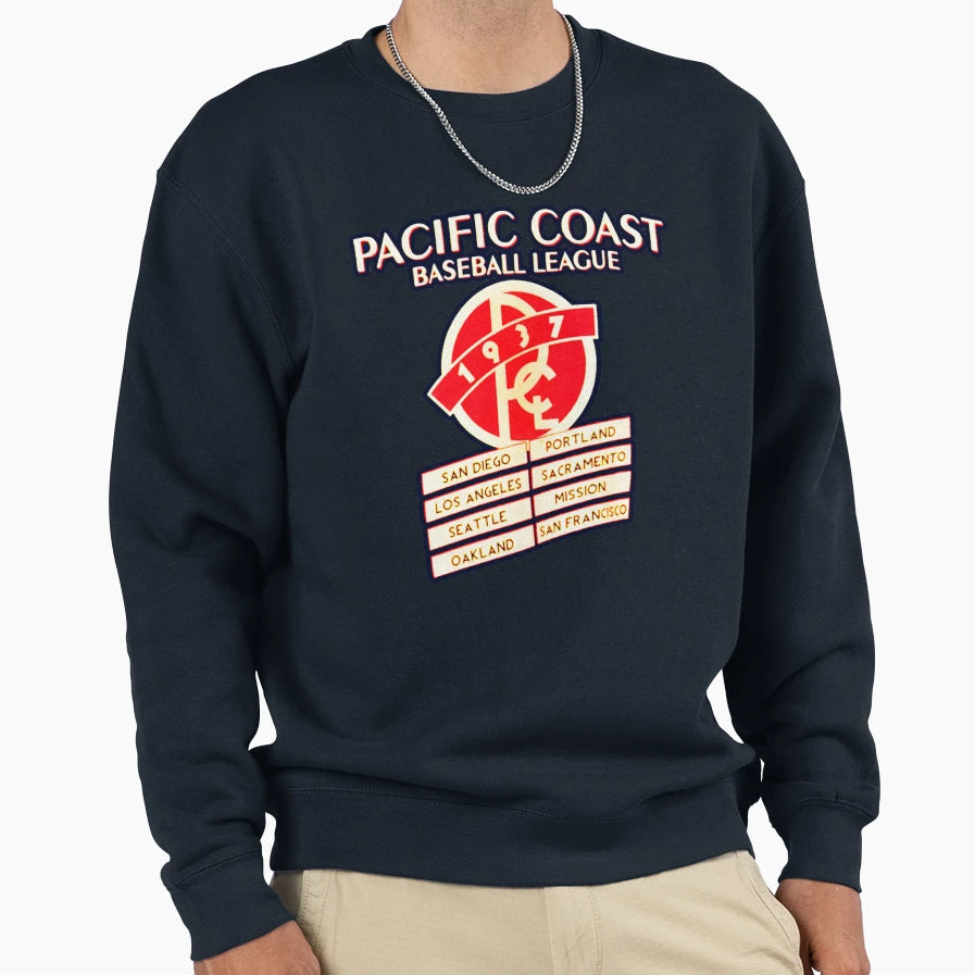 Pacific Coast Baseball League And T-Shirt - Graphic Print Unisex - T-Shirt, Sweatshirt, Hoodie