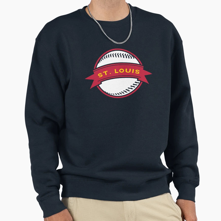St Louis Baseball Stl Home Game Sweatshirt - Graphic Print Men Women - T-Shirt, Sweatshirt, Hoodie