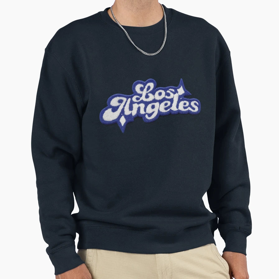 Embroidered Angels Sweatshirt - Casual Everyday Wear for Adults - T-Shirt, Sweatshirt, Hoodie